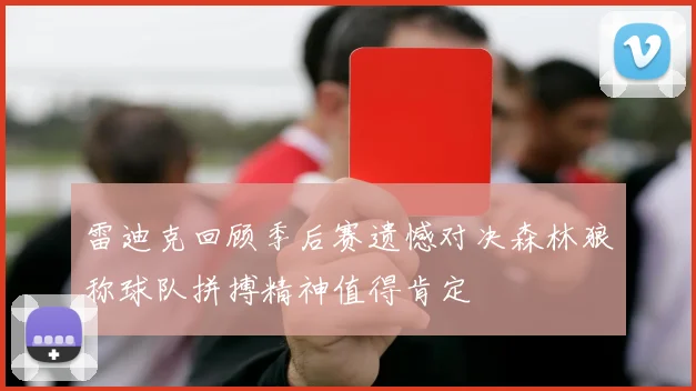 雷迪克回顾季后赛遗憾对决森林狼称球队拼搏精神值得肯定